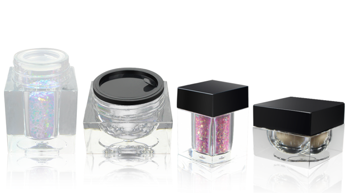 Cubic & Brick Jars for Cosmetic Products